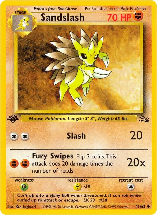 Image for Sandslash (41/62) - Pokemon