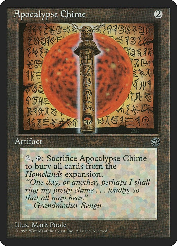 Image for Apocalypse Chime - Magic: The Gathering