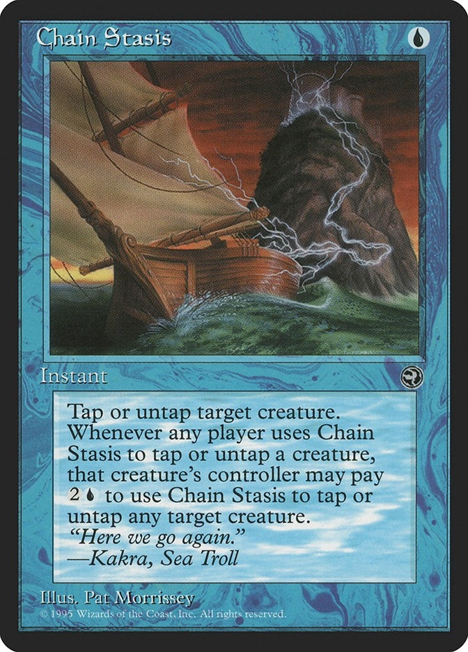 Image for Chain Stasis - Magic: The Gathering