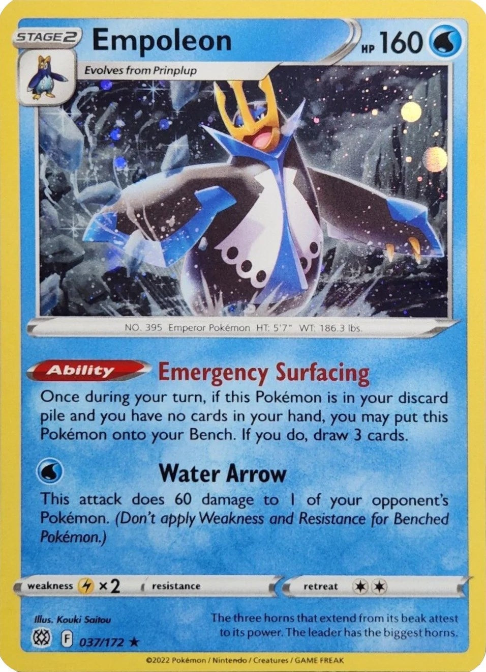 Image for Empoleon - 037/172 (Cosmos Holo) (037/172) - Pokemon