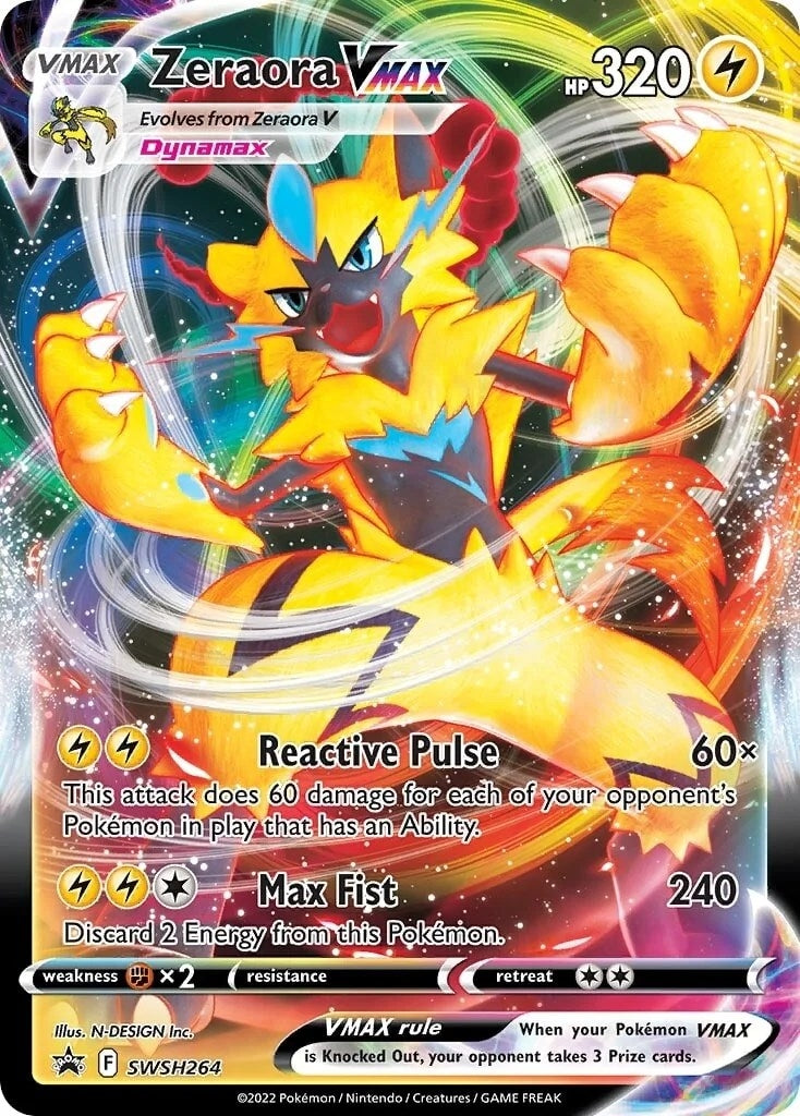 Image for Zeraora VMAX - SWSH264 (SWSH264) - Pokemon