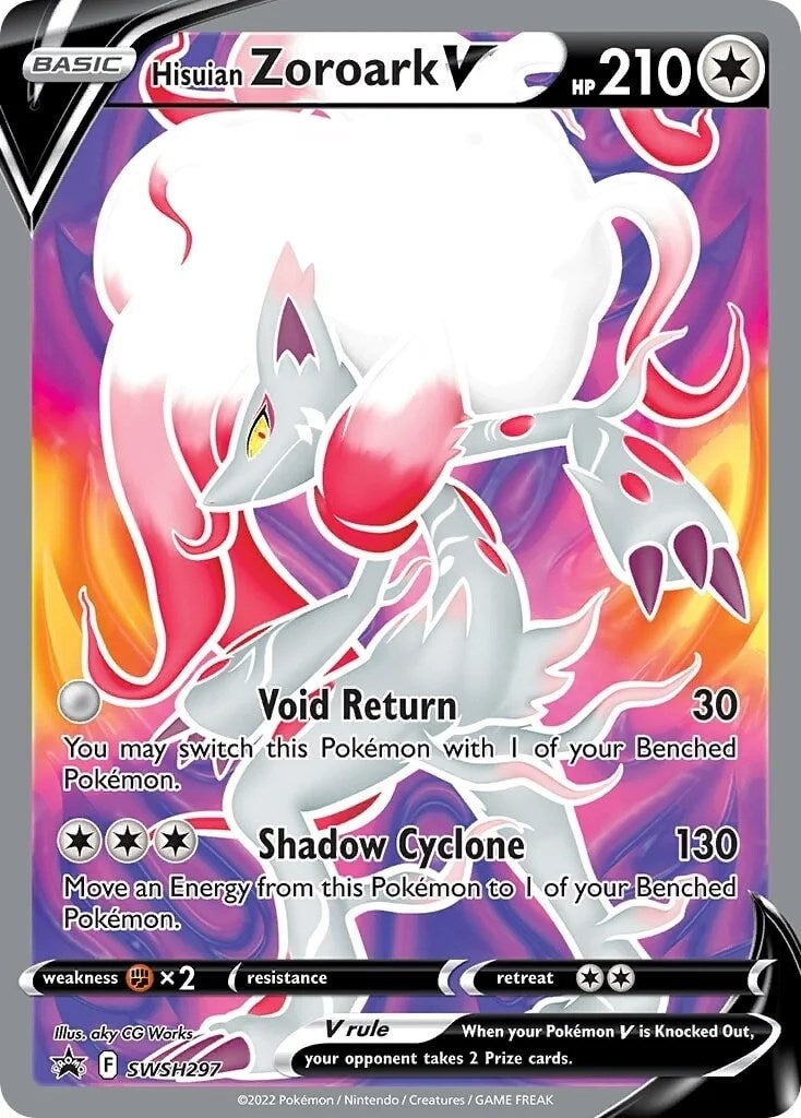 Image for Hisuian Zoroark V - SWSH297 (SWSH297) - Pokemon