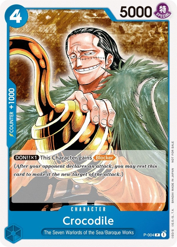 Image for Crocodile (Promotion Pack 2022) (P-004) - One Piece Card Game