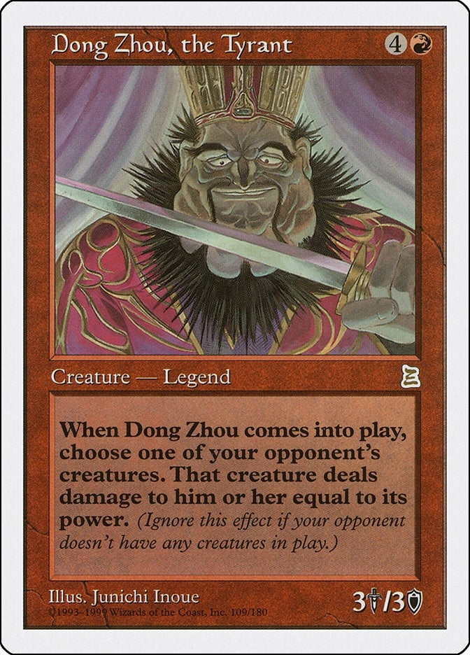 Image for Dong Zhou, the Tyrant (109) - Magic: The Gathering