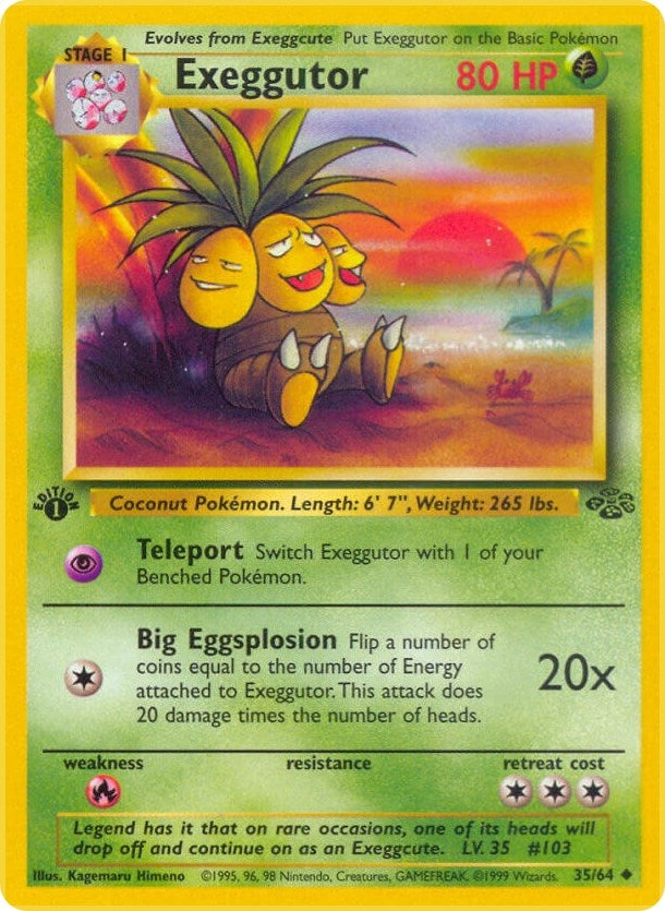 Image for Exeggutor (35/64) - Pokemon
