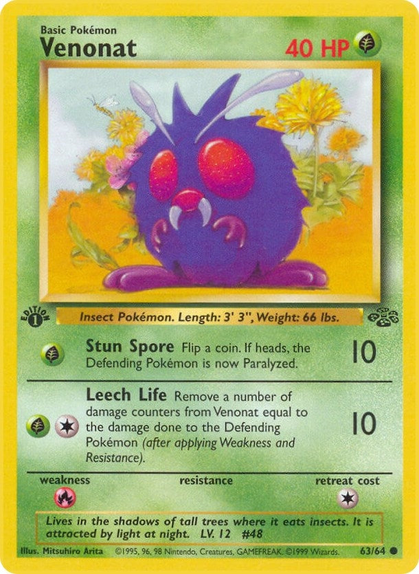 Image for Venonat (63/64) - Pokemon