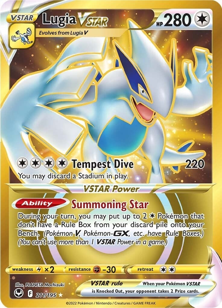 Image for Lugia VSTAR (Secret) (211) (211/195) - Pokemon