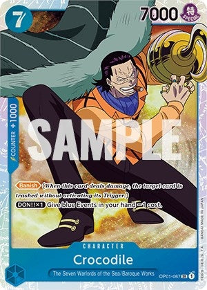 Image for Crocodile (067) (OP01-067) - One Piece Card Game