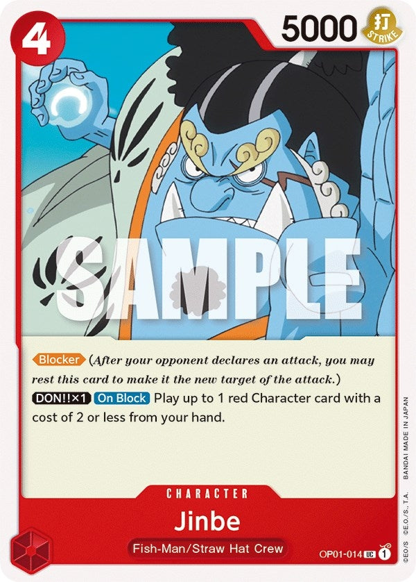 Image for Jinbe (014) (OP01-014) - One Piece Card Game