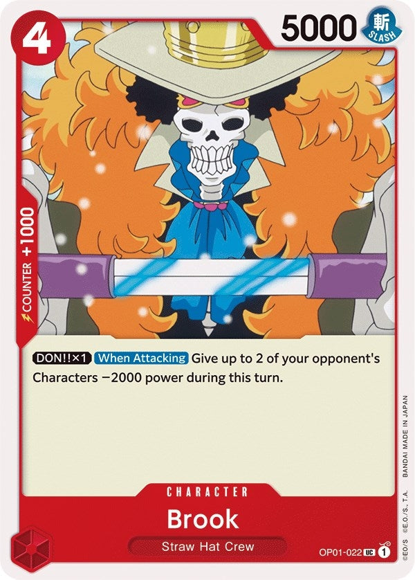 Image for Brook (OP01-022) - One Piece Card Game
