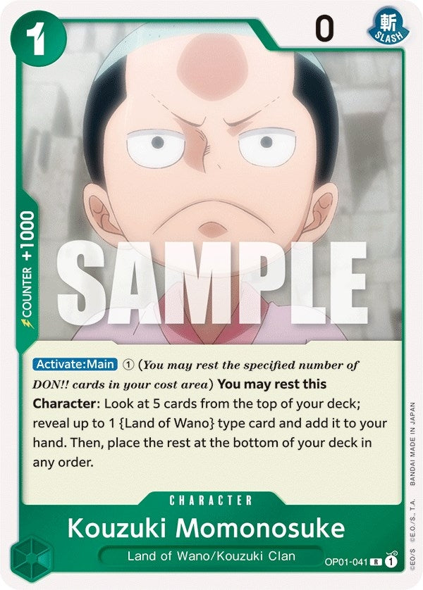 Image for Kouzuki Momonosuke (OP01-041) - One Piece Card Game