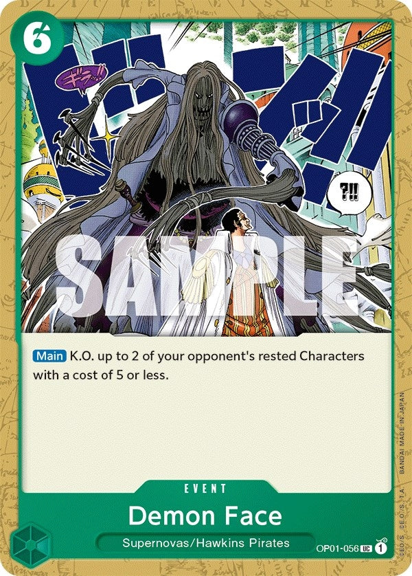 Image for Demon Face (OP01-056) - One Piece Card Game