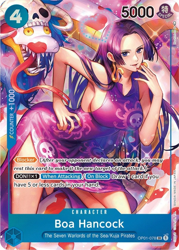 Image for Boa Hancock (Parallel) (OP01-078) - One Piece Card Game
