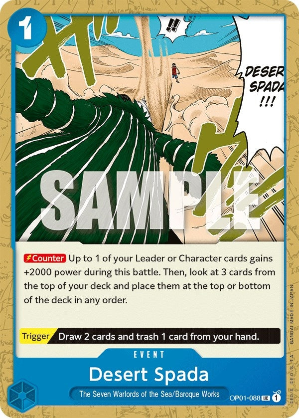 Image for Desert Spada (OP01-088) - One Piece Card Game