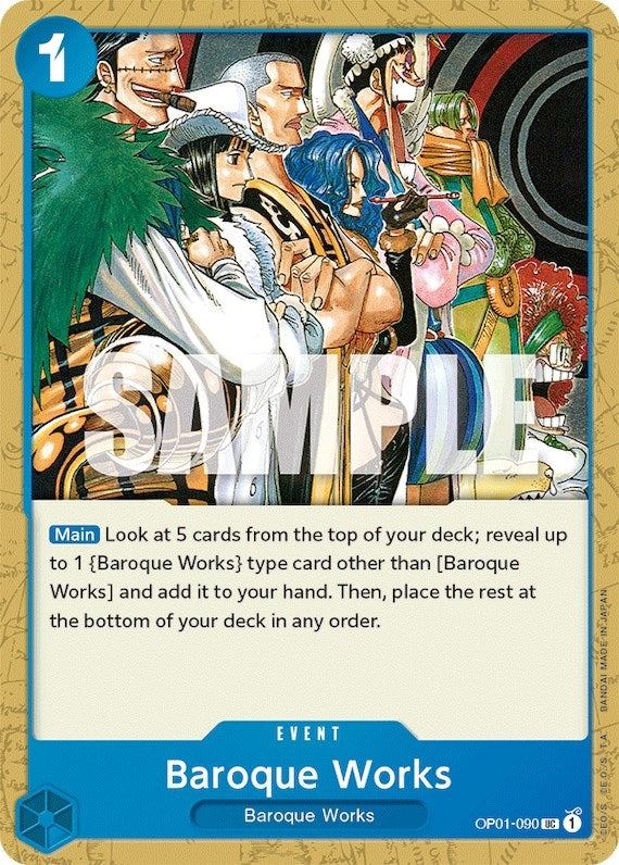 Image for Baroque Works (OP01-090) - One Piece Card Game