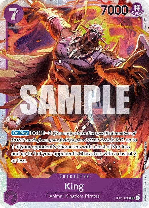Image for King (096) (OP01-096) - One Piece Card Game