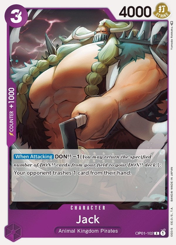 Image for Jack (OP01-102) - One Piece Card Game