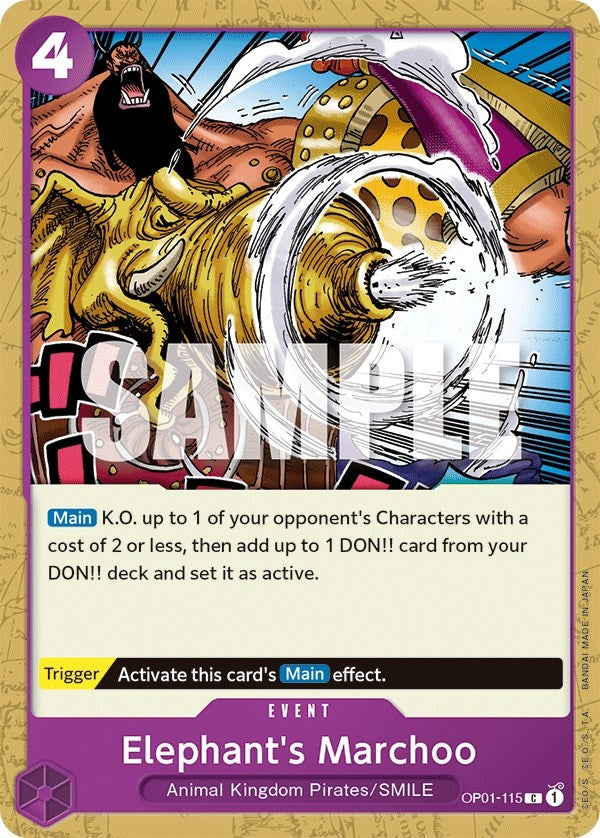 Image for Elephant's Marchoo (OP01-115) - One Piece Card Game
