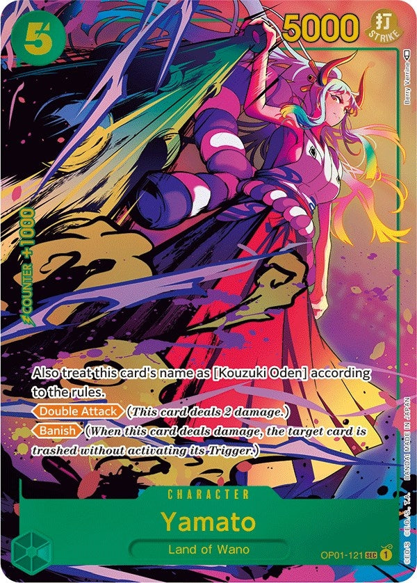 Image for Yamato (Parallel) (OP01-121) - One Piece Card Game