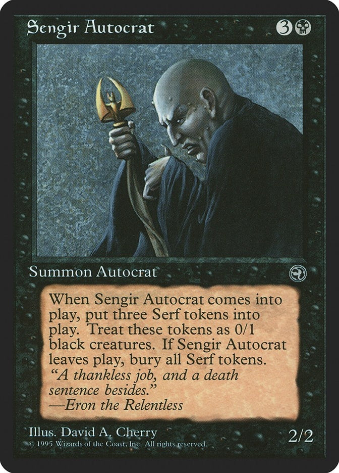 Image for Sengir Autocrat - Magic: The Gathering