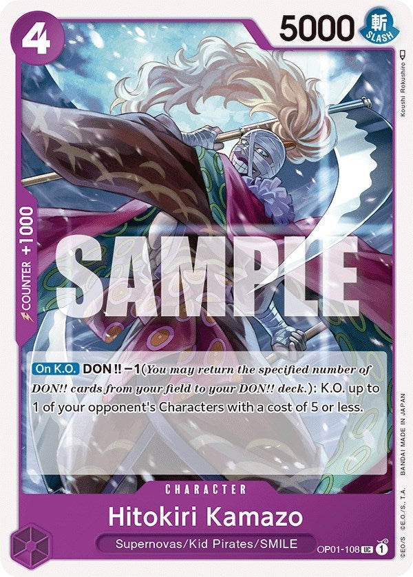 Image for Hitokiri Kamazo (OP01-108) - One Piece Card Game