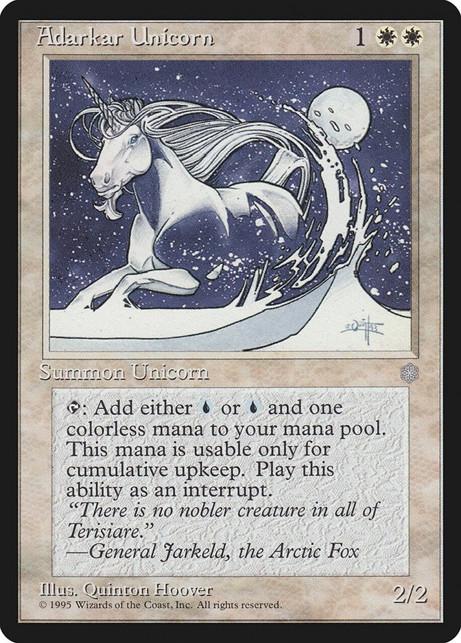 Image for Adarkar Unicorn - Magic: The Gathering