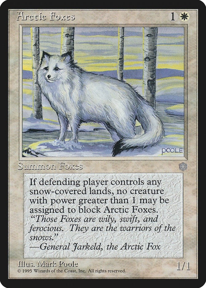 Image for Arctic Foxes - Magic: The Gathering