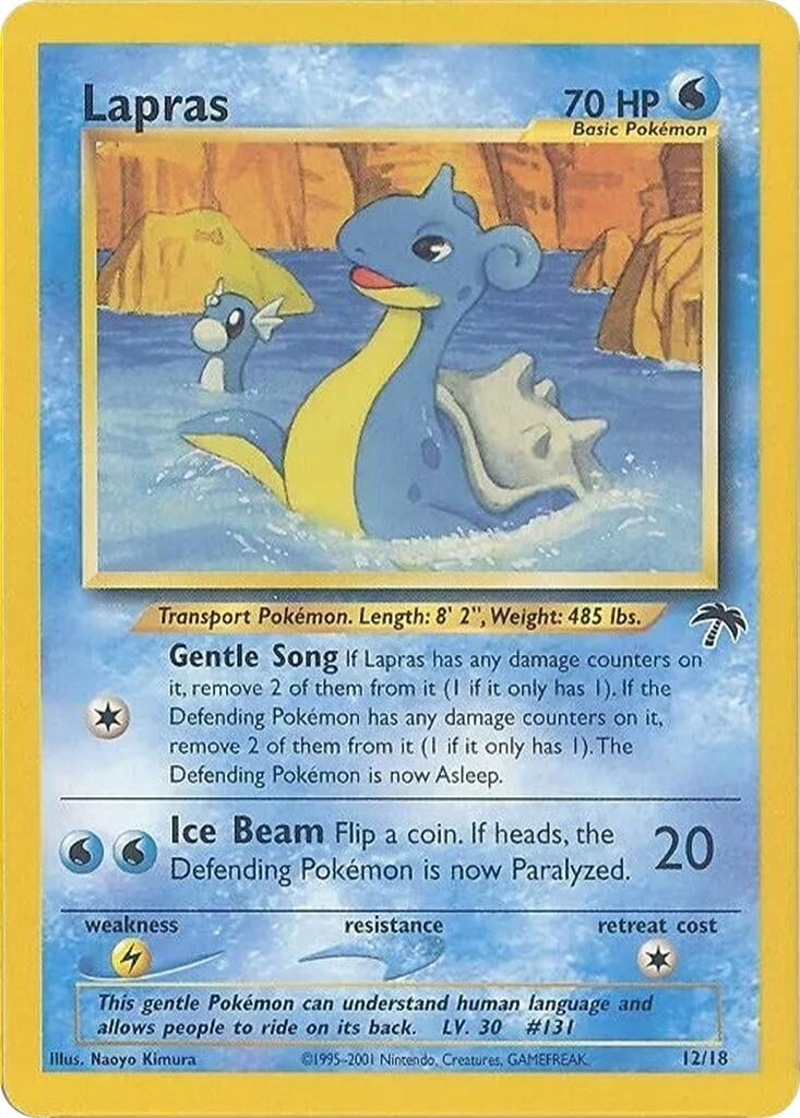 Image for Lapras (12/18) - Pokemon