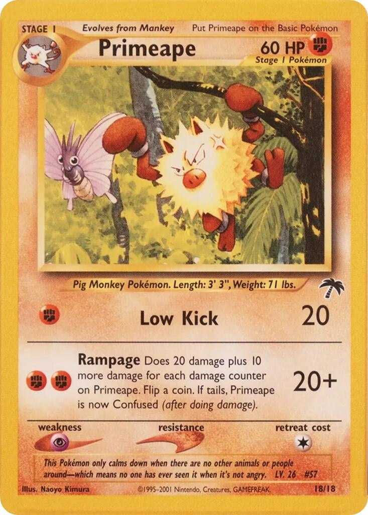 Image for Primeape (18/18) - Pokemon