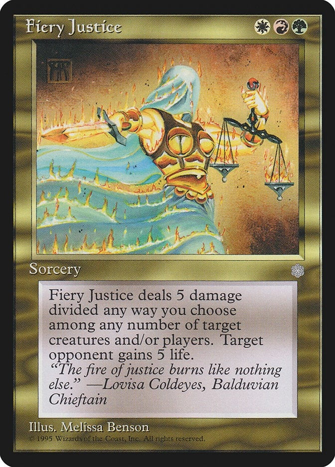 Image for Fiery Justice - Magic: The Gathering