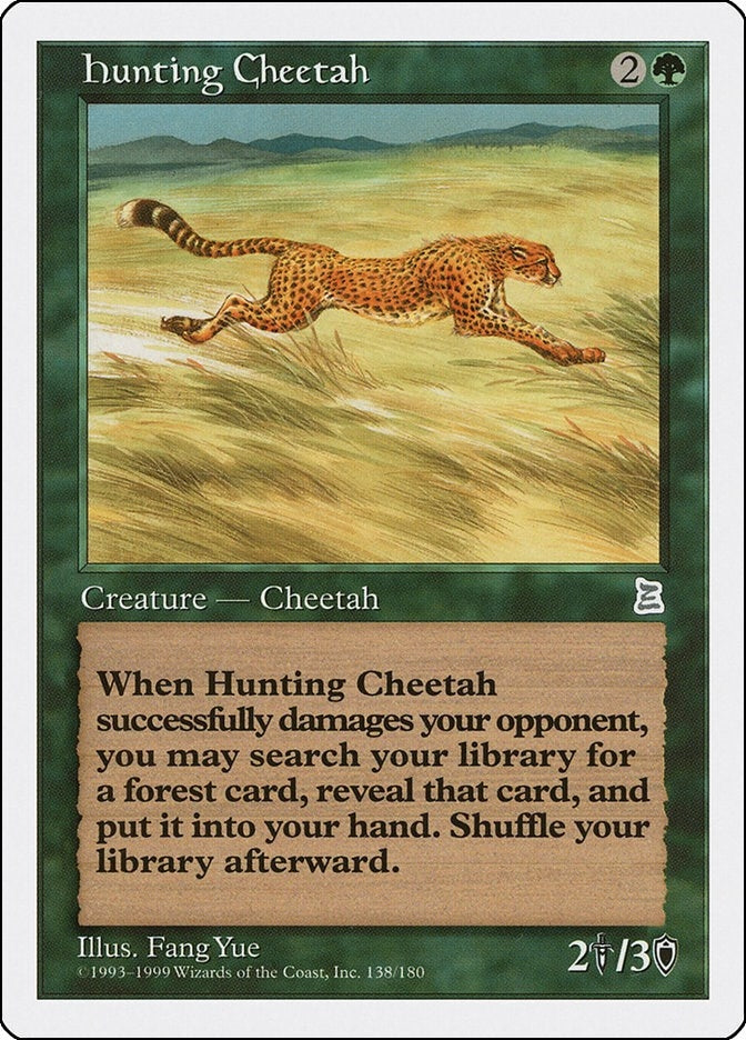 Image for Hunting Cheetah (138) - Magic: The Gathering