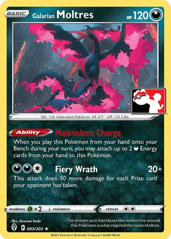Image for Galarian Moltres (093/203) - Pokemon