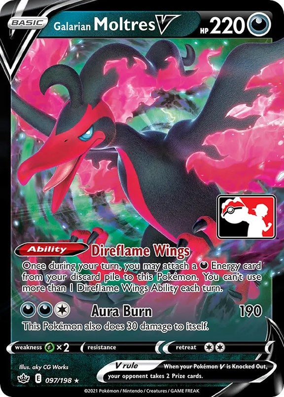 Image for Galarian Moltres V (097/198) - Pokemon