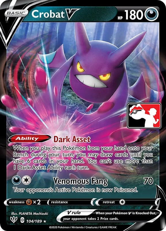 Image for Crobat V (104/189) - Pokemon