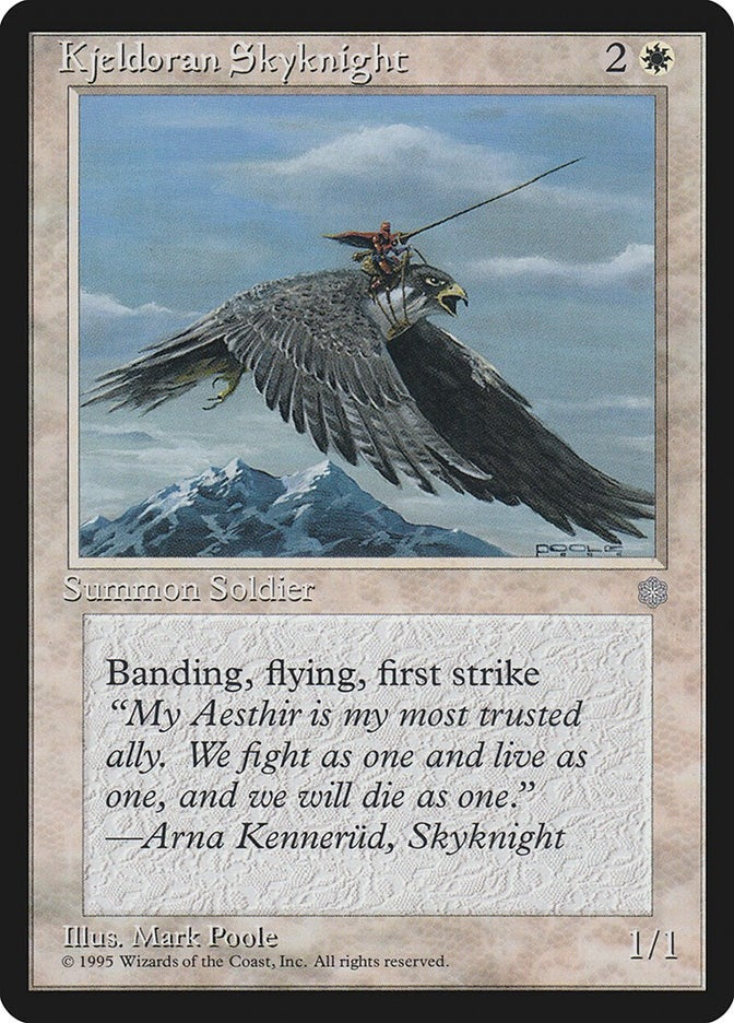 Image for Kjeldoran Skyknight - Magic: The Gathering
