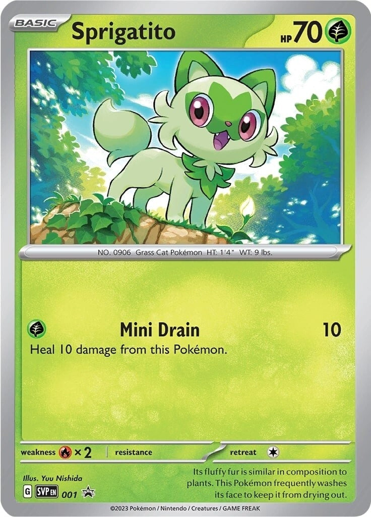Image for Sprigatito - 001 (001) - Pokemon