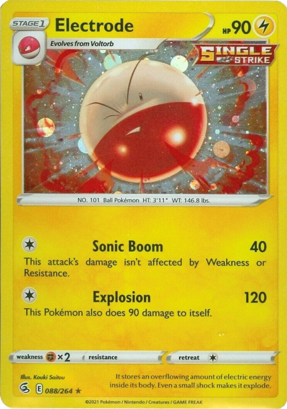 Image for Electrode - 088/264 (Cosmos Holo) (088/264) - Pokemon