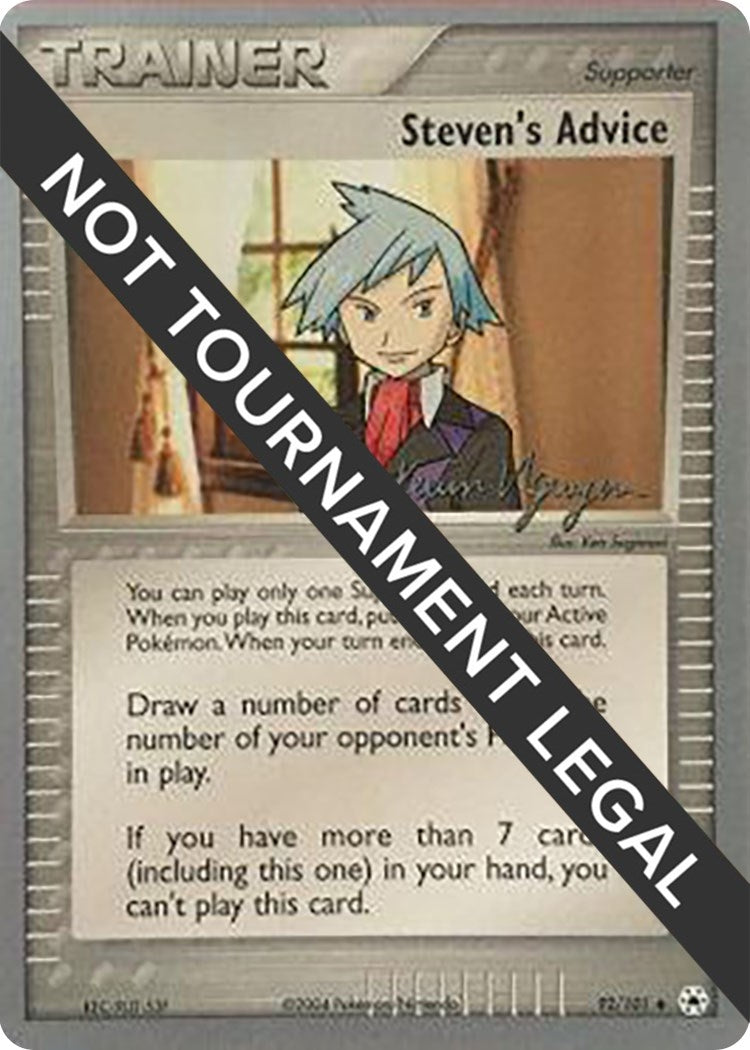 Image for Steven's Advice - 2004 (Kevin Nguyen) (92/101) - Pokemon