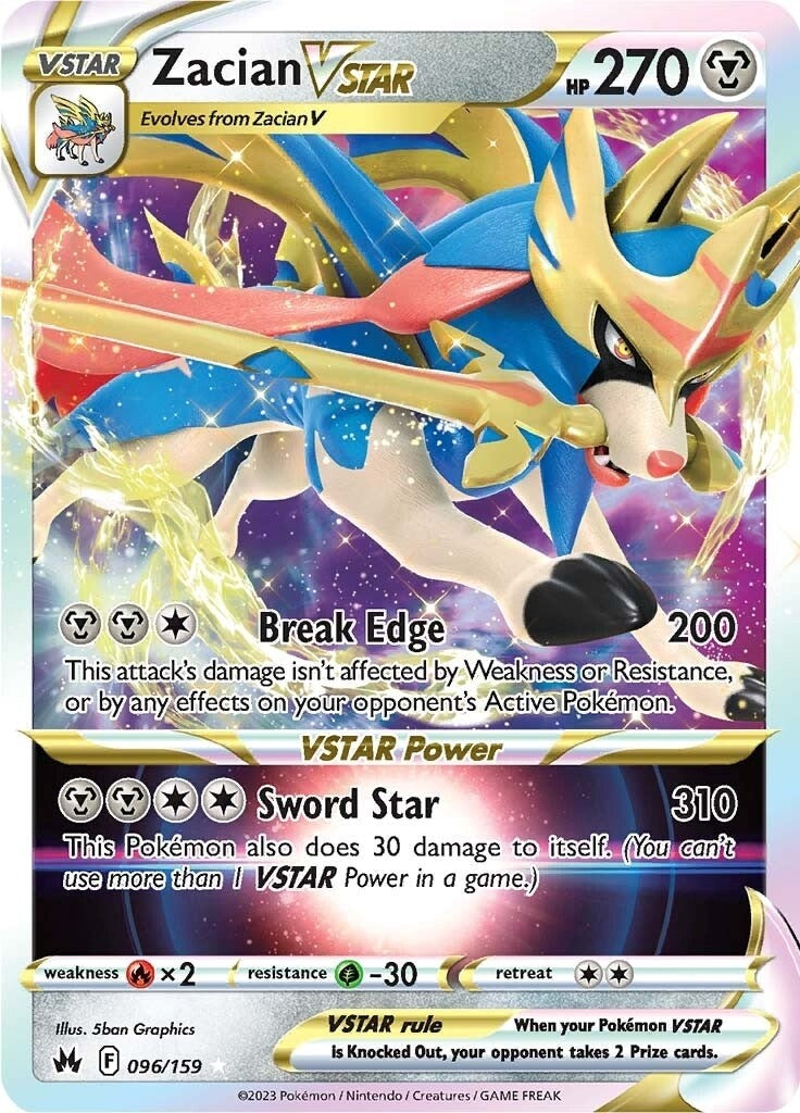 Image for Zacian VSTAR (096/159) - Pokemon