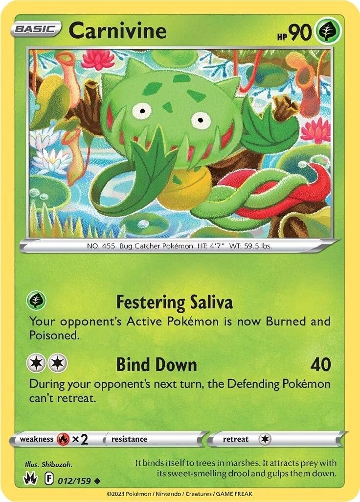 Image for Carnivine (012/159) - Pokemon