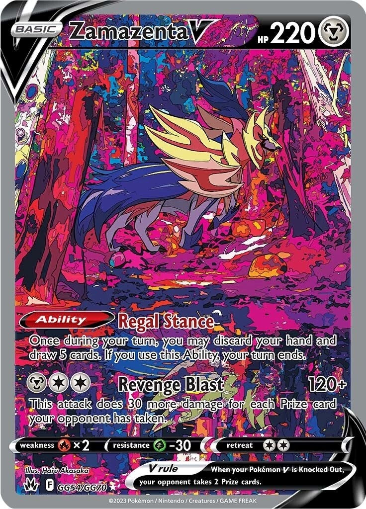Image for Zamazenta V (GG54/GG70) - Pokemon