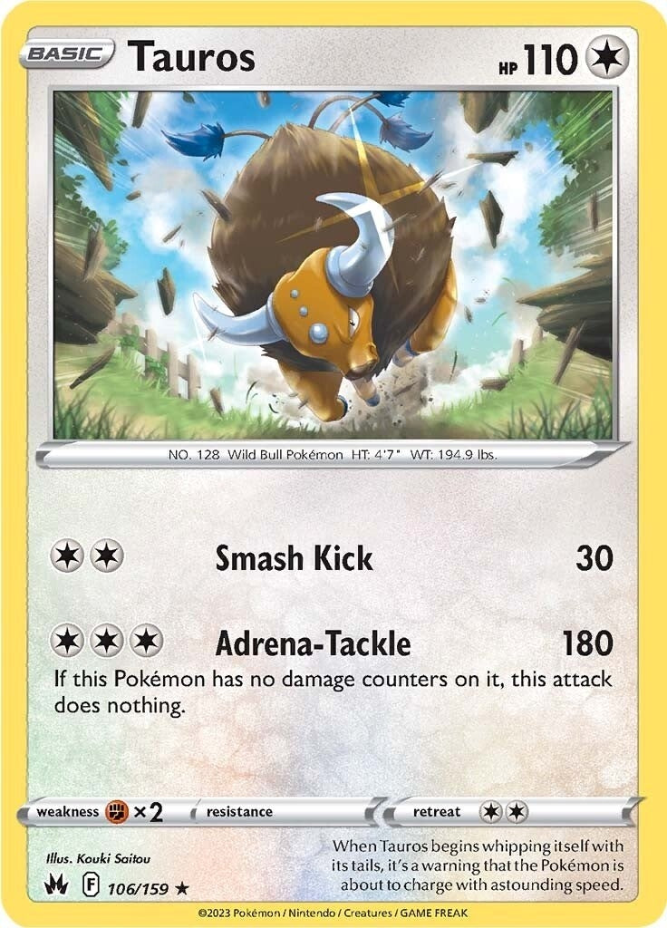 Image for Tauros (106/159) - Pokemon