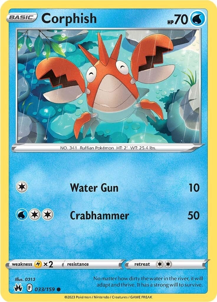 Image for Corphish (033/159) - Pokemon