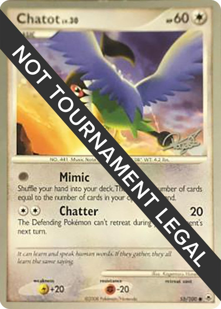 Image for Chatot - 2008 (Paul Atanassov) (55/100) - Pokemon