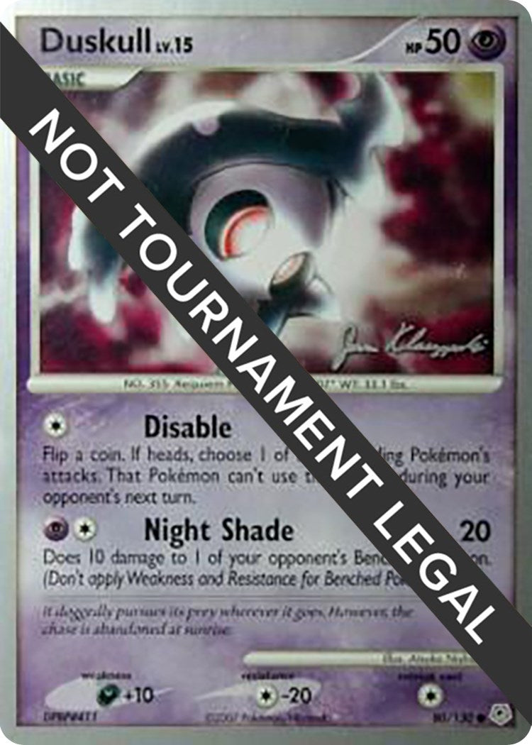 Image for Duskull - 2008 (Jason Klaczynski) (80/130) - Pokemon