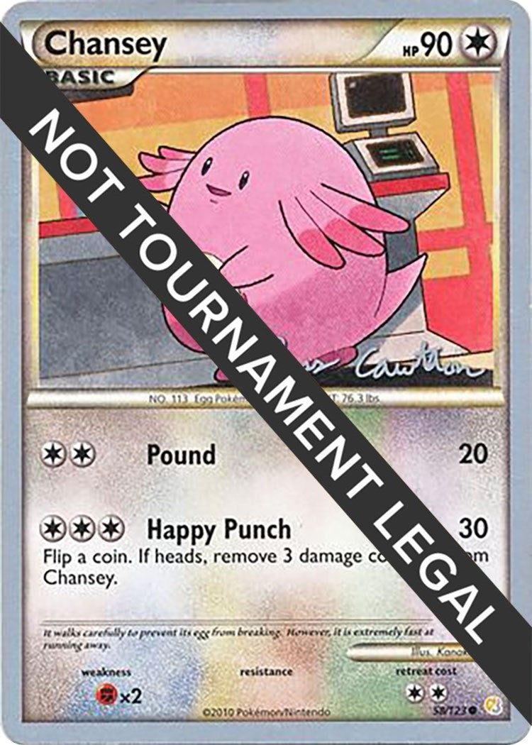 Image for Chansey - 2011 (Ross Cawthon) (58/123) - Pokemon