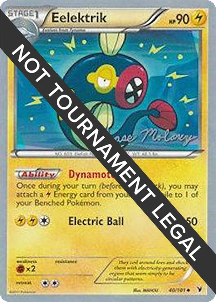 Image for Eelektrik - 2012 (Chase Moloney) (40/101) - Pokemon