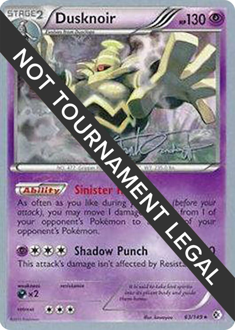 Image for Dusknoir - 2014 (Trent Orndorff) (63/149) - Pokemon