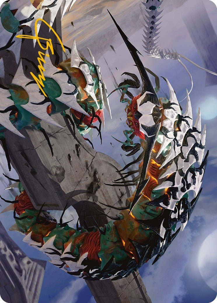 Image for Atraxa's Skitterfang Art Card (Gold-Stamped Signature) (55) - Magic: The Gathering
