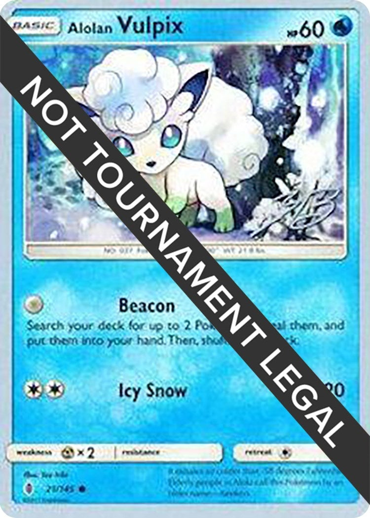 Alolan Vulpix - 2017 (Zachary Bokhari) (21/145)